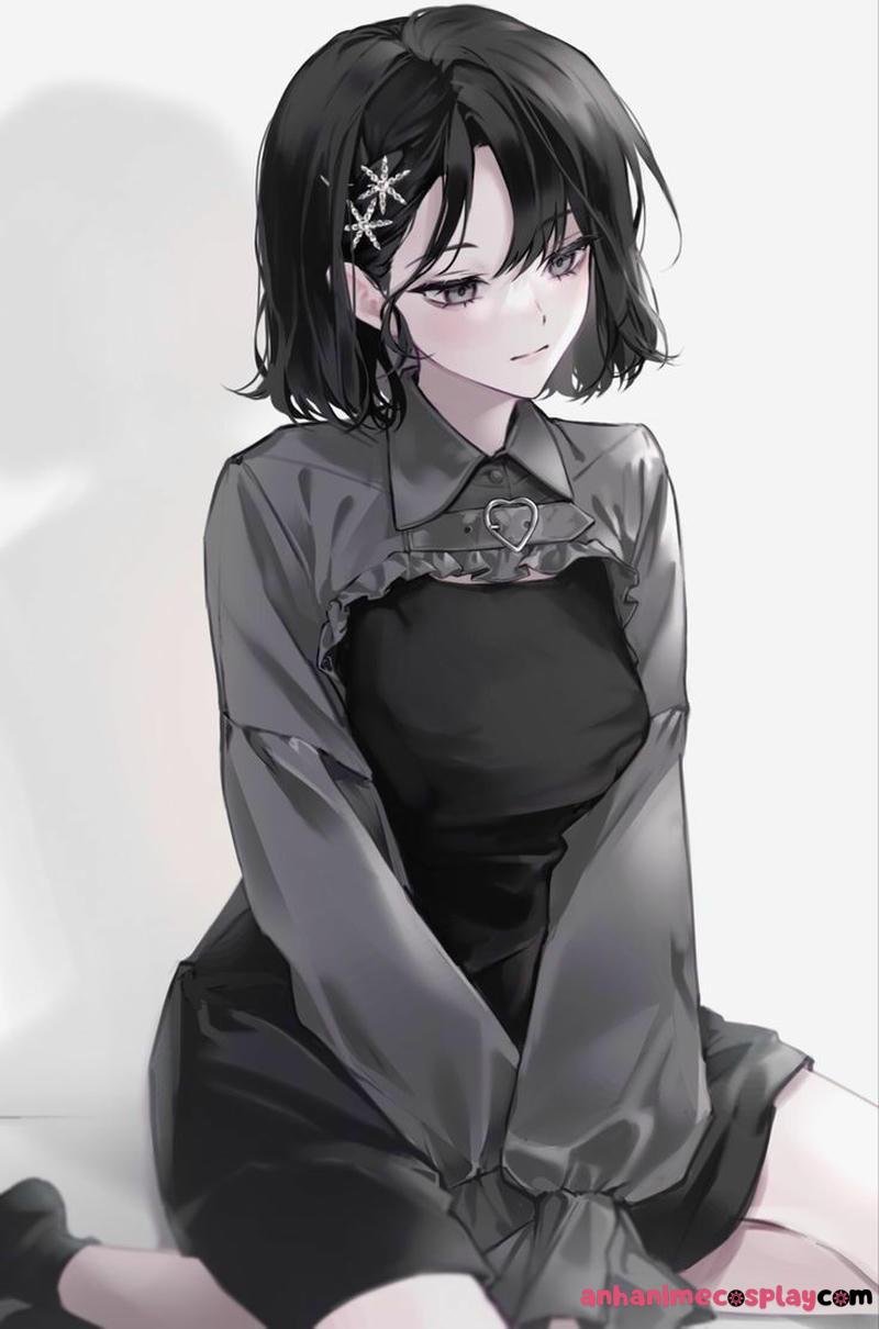 anime nữ tóc ngắn cool ngầu